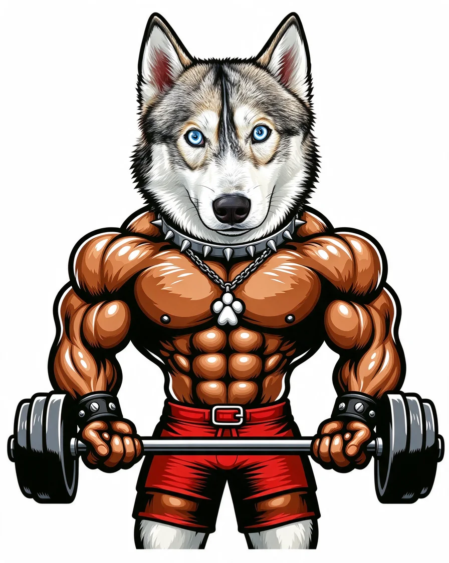 Custom Gym Rat bootleg tee featuring a dog named Ghost