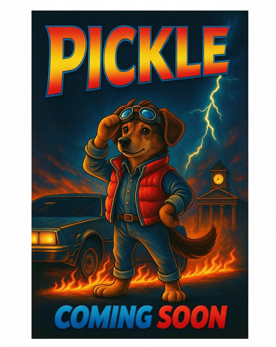 Custom Movie Poster bootleg tee featuring a dog named Pickle