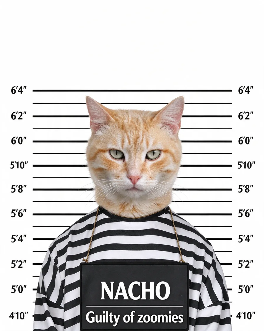 Bootleg tee example featuring a cat named Nacho