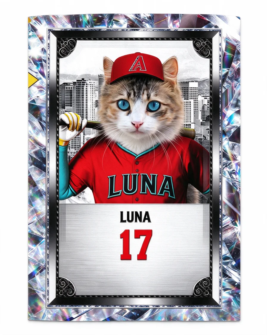 Bootleg tee example featuring a cat named Luna