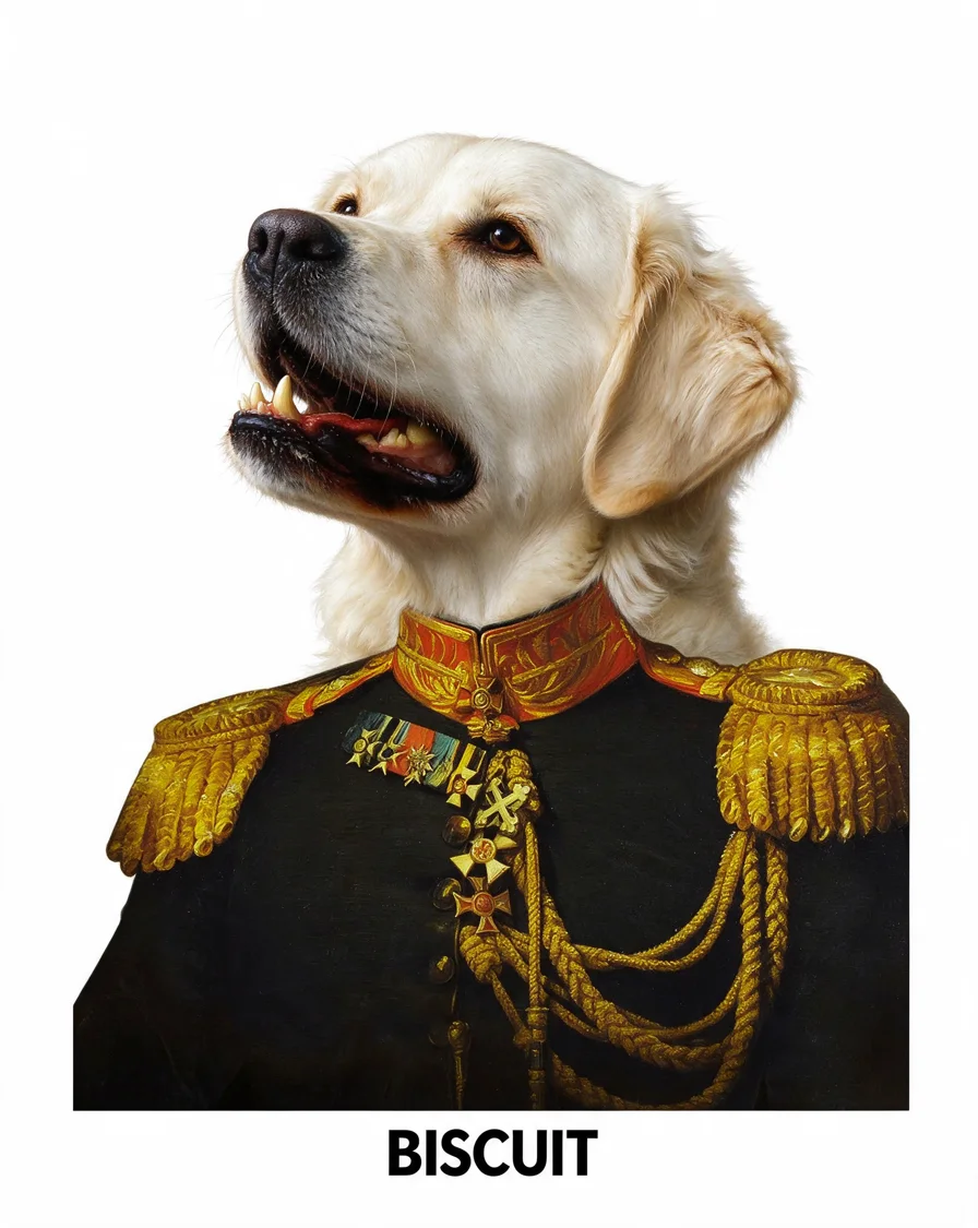 Custom The General bootleg tee featuring a dog named Biscuit